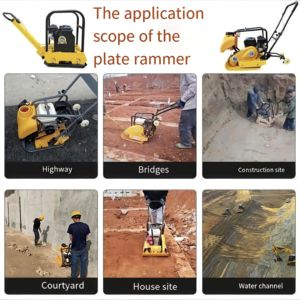 Động cơ đất Đầm Máy bê tông rung C60 tấm <span class=keywords><strong>compactor</strong></span> với thành phần động cơ cốt lõi - Product Image 6