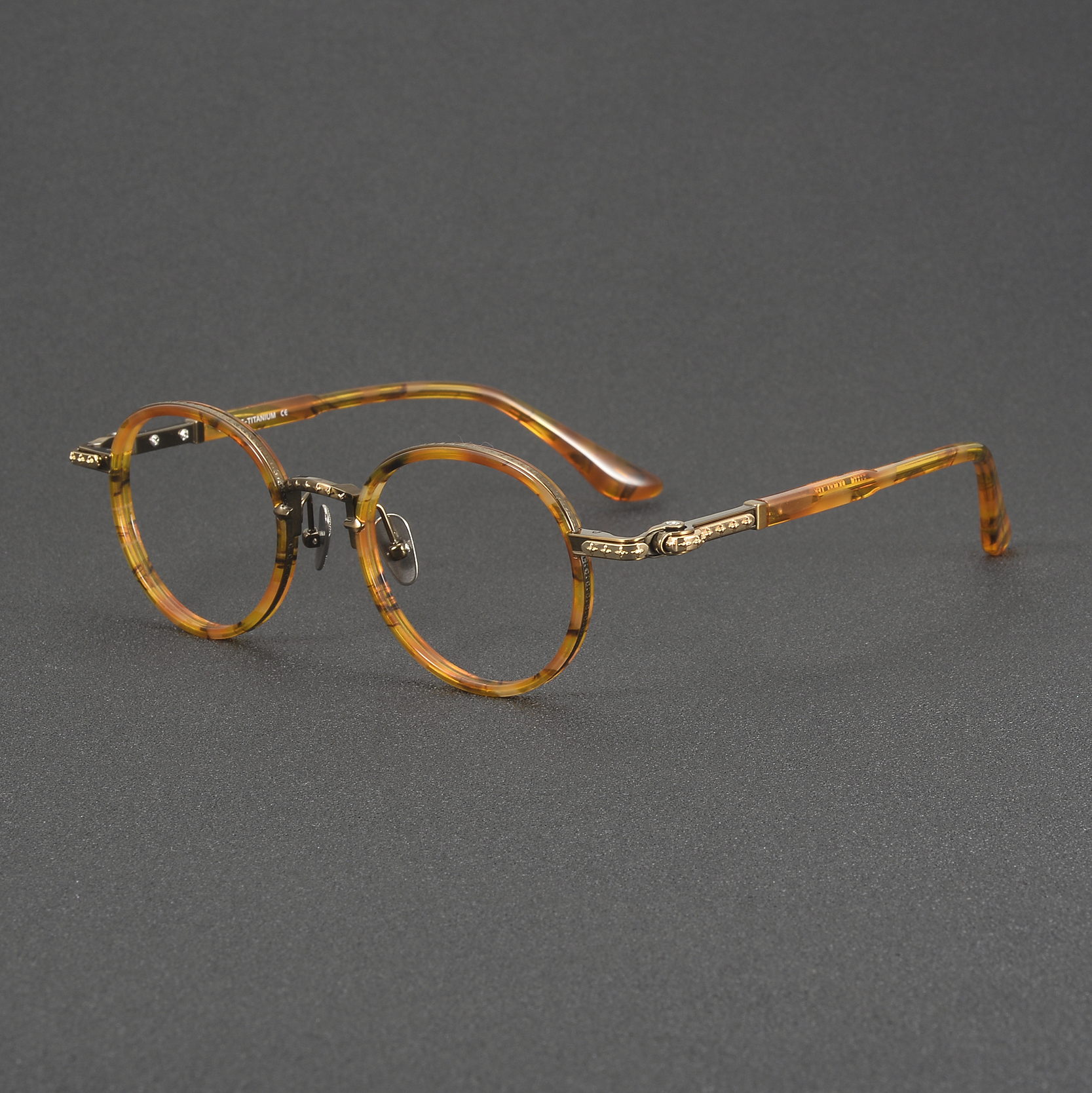 C3 Brown tortoise bronze gold