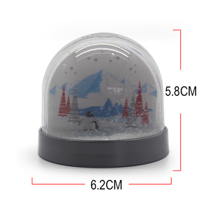Hot Bán Tùy Chỉnh Giá Rẻ Khung Ảnh Quả Cầu Tuyết Vui Màu Đen Ảnh Tuyết Quả Cầu Tự Làm Hình Ảnh Nhựa Quả Cầu Tuyết Trang Trí Nội Thất - Product Image 6