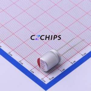 Condensador Sólido PCR1CEN331MCACLL50WT, Componente de Montaje Pasante (THT), D10xL12.5mm 330uF 20% 16V 5mm - Product Image 1