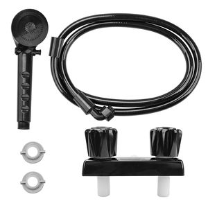 <span class=keywords><strong>Kit</strong></span> robinet de remplacement avec pommeau de <span class=keywords><strong>douche</strong></span> et tuyau enroulé <span class=keywords><strong>pour</strong></span> camping-car, camping-car, fourgonnette, remorque de voyage - Product Image 3