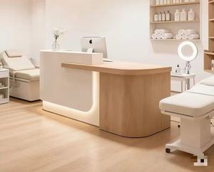 Caisse enregistreuse en MDF de style minimaliste et moderne, idéale pour les salons de beauté et les salons de manucure - Product Image 2