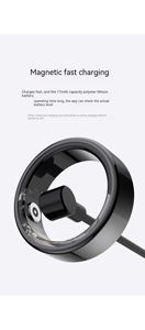 حلقة ذكية جديدة متعددة الوظائف للرجال والنساء نمط حياة باللمس يمكن ارتداؤه مع مراقبة معدل ضربات القلب والنوم جهاز تعقب ضغط الدم - Product Image 5