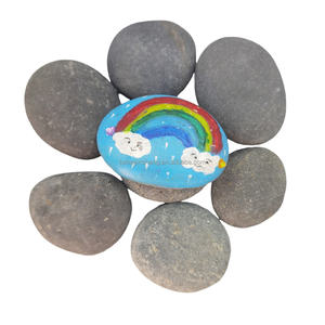Guijarros creativos pintura piedra arte para niños <span class=keywords><strong>3</strong></span> + DIY Arte Rupestre para niños niñas artes específicas por edad manualidades guijarros de dibujo Natural - Product Image 4