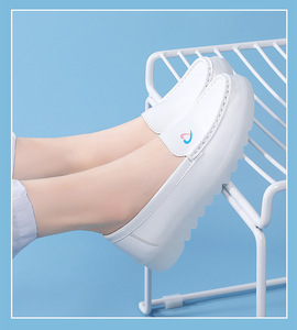 Hospital Woman Nurse Shoe Platform <strong>Loafers</strong> <strong>Lady</strong> <strong>White</strong> Nursing Work Shoes Soft Sole - Product Image 6