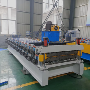 Metal Steel PPGI Material IBR Trapezoidal Roof Forming Machine Manufacturer Galvanized Roofing <b>Tile</b> <b>Making</b> <b>Machinery</b> Automatic - Product Image 3