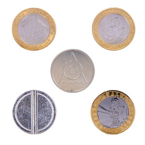 Monete Metalliche Personalizzate all'Ingrosso Monete Simbolo Magnetiche in Acciaio Inossidabile Smalto Morbido Oro Argento 3D in Lega di Zinco da Collezione - Product Image 3