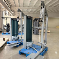 Máquina de Gimnasio Comercial de Doble Función para Espalda: PULL DOWN y Remo Bajo para Entrenamiento Muscular