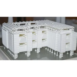 SoonSer 3D Printing Architecture Modeling Service Custom Resin 3D Printed Modern Building