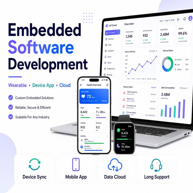 Custom Strap Custom Software Embedded Software Development Custom Lifetime Software Solution Service Provider