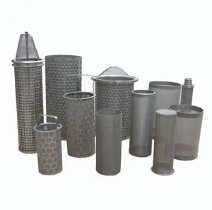 Hochwertiger perforiertes Metallnetz-Wasserfilter Rohrzylinder