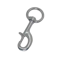 Crochet à ressort rotatif en acier inoxydable 316 Marne, œil rond, boulon à ressort, 65x15mm, mousqueton rotatif, quincaillerie pour yacht et bateau