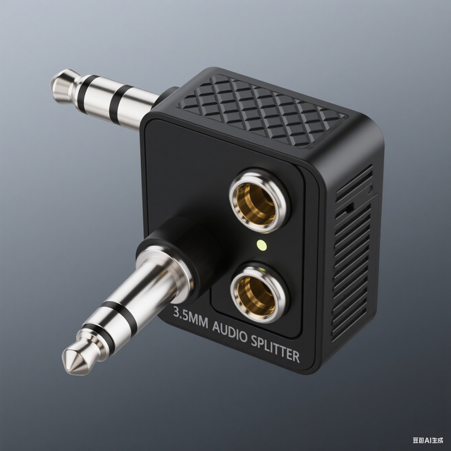 OEM ODM6.35mm Dual Jack Audio Adapter 1/4 Mono Stereo Male Female Microphone Headphone Y Splitter Converter Nickel Plated Copper