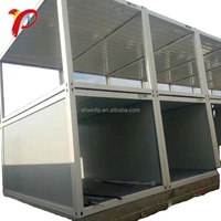 Maison de conteneur de vie bon marché, sac plat pliable à faible coût modulaire souterraine