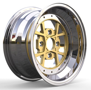 ล้อแม็กซ์ JDM แบบ 3 ชิ้น สไตล์ Bilbo Wheel Star Shark XR4 Long Champ Meister S1 3P <span class=keywords><strong>Watanabe</strong></span> ADVAN A3A MK I MK II ผลิตตามสั่ง - Product Image 3