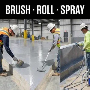 Revêtement de sol à base d'eau, séchage rapide, faible odeur, antidérapant, anti-poussière, imperméable, résistant à l'abrasion, pour sols d'usine et d'entrepôt - Product Image 4