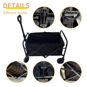 Chariots à main 240L Chariot pliant Chariot pliable d'extérieur pour enfants et adultes - Product Image 2