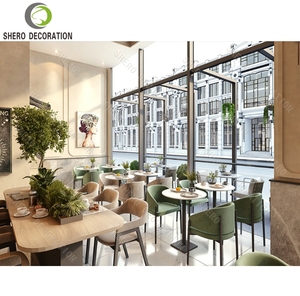 Modern Luxury Coffee Shop & Bakery Shop Design Custom Bakery Bar Counter Design For Bakery Display Showcase Bakery Furniture - Product Image 3