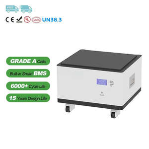 แบตเตอรี่ลิเธียม LiFePO4 สีขาว 48V 100Ah 10KWh สำหรับเก็บพลังงานแสงอาทิตย์ภายในบ้าน ระบบ AC แบบต่อพ่วงได้ มาตรฐาน IP65 - Product Image 2