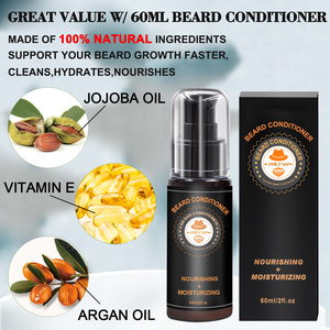 Mousse nettoyante bio pour <span class=keywords><strong>barbe</strong></span> et moustache pour hommes, marque privée, adoucissante, shampoing pour <span class=keywords><strong>barbe</strong></span> homme, OEM personnalisé, vente en gros - Product Image 3