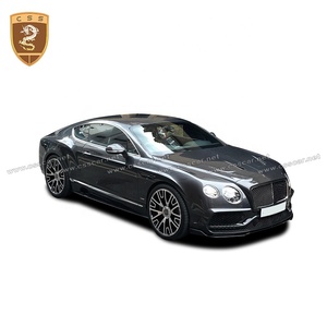 Jupes latérales en fibre de carbone de style MSY, kit carrosserie pour pare-chocs avant de Bentley Continental <span class=keywords><strong>GT</strong></span> 2012-2015, pièces automobiles - Product Image 2