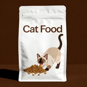 High Quality Custom Print 5KG 10KG 15KG 20KG 25KG Plastic Stand up Flat Bottom Pet Dog Food Ziplock <b>Packaging</b> <b>Bag</b> Pouch - Product Image 3