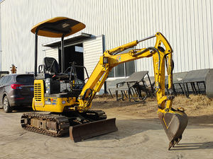 Mini-excavatrice sur chenilles Komatsu de 3 tonnes d'occasion, modèle PCMR10-2, année 2007, 100% importée du Japon avec moteur, pompe et roulement - Product Image 3