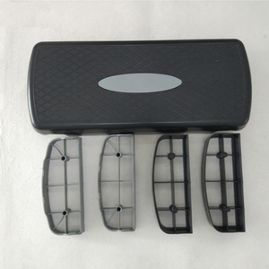 Pas à pas aérobie réglable pour l'exercice à domicile PVC et ABS matériel étape d'entraînement de gymnastique avec contremarches pour un usage domestique - Product Image 2