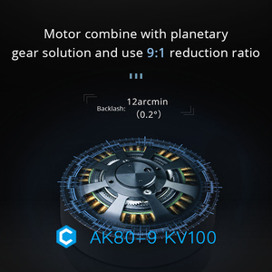 Moteur brushless CubeMars AK80-9 V3.0 KV100 à couple élevé avec driver intégré pour exosquelette <span class=keywords><strong>et</strong></span> bras robotique quadrupède - Product Image 6