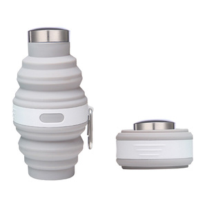 Bouteille d'eau en silicone d'extérieur, portable, pliable, pour le sport - Product Image 3