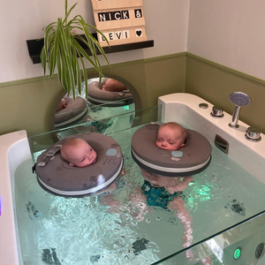 <span class=keywords><strong>Baignoire</strong></span> bébé autoportante en acrylique Gurgle, design moderne et écologique, fonction de trempage pour bébés - Product Image 3