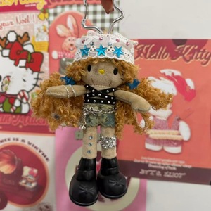 Llavero de peluche KT Sisters de Vacaciones Hawaianas, Colgante para coche, Muñeca con peluca y ropa, Colgante de gato <span class=keywords><strong>Hello</strong></span> <span class=keywords><strong>Kitty</strong></span>, Llavero de gatito de patas largas - Product Image 3