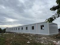 Qingdao LANJING 20ft Acier Intégré Logement Bonne Qualité Travailleur Extensible Pack Plat Conteneur Maison à Prix Compétitif