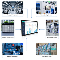 PC industriel tout-en-un 23,8 pouces avec écran tactile HMI Intel J4125/J6412/N100, sortie 2.5GbE RS485
