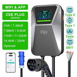 <span class=keywords><strong>Cargador</strong></span> de pared trifásico para vehículos eléctricos, 7 kW, 7 kWh, <span class=keywords><strong>7.2</strong></span> kW, 11 kW, 22 kW, 32 amperios, Tipo 2, Reino Unido - Product Image 1