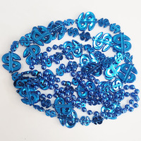 Collier Statement Unisexe en Perles de Quartz Plastique Style Bohème pour la Fête de l'Indépendance, Carnaval et Célébrations Festives
