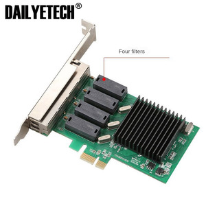 PCI E Pci Express Network Card 4 Rj45 <strong>Port</strong> 4 <strong>Port</strong> Gigabit Network Card Realtek 8111H TxA066 Laptop Ethernet - Product Image 3