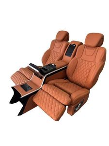 Sièges en cuir aérodynamiques personnalisables pour Honda Vito modèle Hiace, masseur électrique, voiture de banlieue, <span class=keywords><strong>minibus</strong></span> compatible avec Alphard - Product Image 3