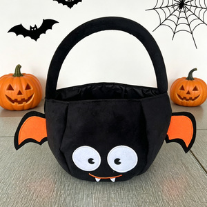Cesti di caramelle di Halloween all'ingrosso, sacchetti per il Trick or Treat con espressioni di demoni e pirati, accessori decorativi portatili per feste, all'ingrosso - Product Image 4