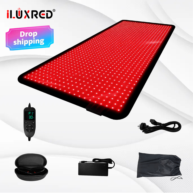 ILUXRED Factory Wholesale Heated Blanket Red Light Blanket Infrared Blanket With Red Light Therapy Commercial Use