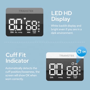 Bán buôn kỹ thuật số BP màn hình với chức năng giọng nói điện máy đo huyết áp từ cho transtek nhà sản xuất - Product Image 5