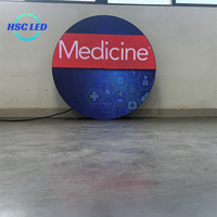 Écran LED circulaire intérieur P2.5 de 2 m de diamètre pour location de scène
