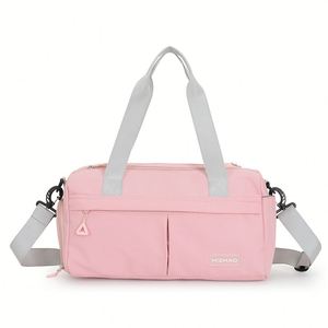 Bolsa de Gimnasio de Nailon de Gran Capacidad con Compartimento Húmedo/Seco, Bolsa Deportiva de Yoga, Bolsa de Hombro con Almacenamiento para Zapatos, Bolsa de Viaje Multifuncional con Correa Ajustable - Product Image 1