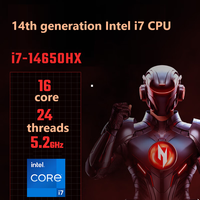 Ordinateur portable de jeu 16 pouces 2.5K 240Hz Intel Nitro 17 i7-14650HX RTX5060/RTX5070 16 Go DDR5 1 To SSD 16 cœurs sous Windows 11, modèle 2025, vente chaude