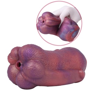 Masturbador Masculino de Silicona Líquida Platino YOCY con Cola, Copa de Avión para Pene y Ano, Masturbación para Hombres - Product Image 1