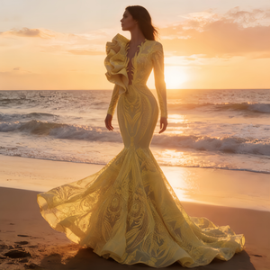 Abito da sposa bordeaux taglie forti |   Elegante Abito da Cerimonia e da Sera per una Celebrazione Sofisticata - Product Image 3