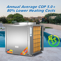Pompe à chaleur air-eau pour piscine 12KW R410A en acier inoxydable pour extérieur Fairland