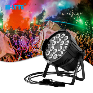 200W iluminación de escenario 18*10W 4 en 1 Slim RGBW <span class=keywords><strong>Par</strong></span> lámpara led <span class=keywords><strong>par</strong></span> juego de luces para discoteca fiesta Bar Dj escenario - Product Image 1
