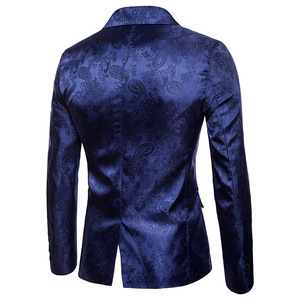 <span class=keywords><strong>Blazer</strong></span> Masculino de Negocios Estilo Aristocrático 2024, Estilo Corte, Diseño de Grano Oscuro, Abrigo de Moda con un Botón, Traje Casual Ajustado para <span class=keywords><strong>Hombre</strong></span> - Product Image 5