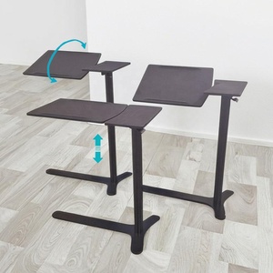Hoge Kwaliteit Pneumatische Bureauvoet Y-Vorm Ziekenhuis Overbed Tafel Met Verstelbare Hoogte Voor Eet-En Schoolgebruik - Product Image 5